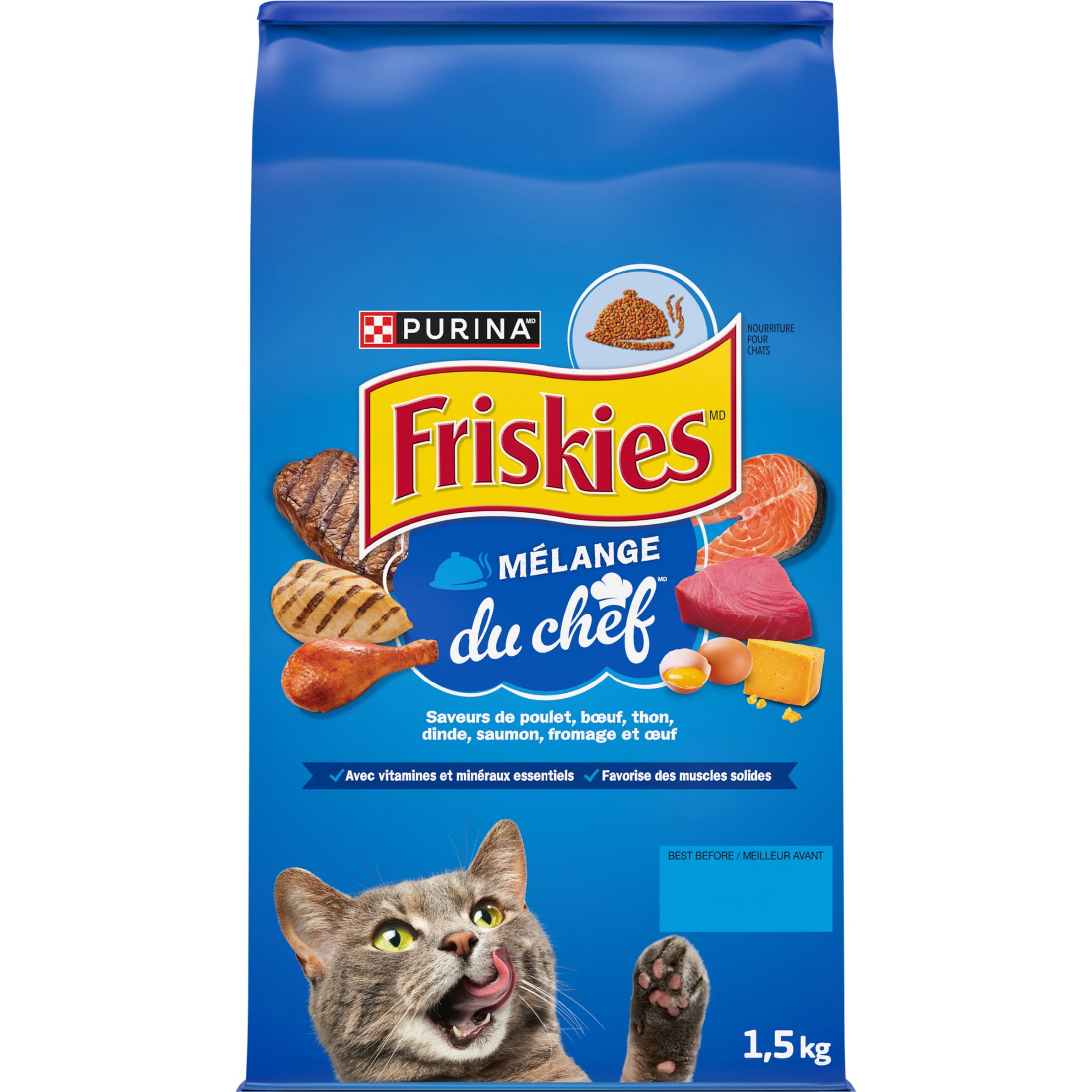 Friskies Chef's Blend, Dry Cat Food 7.5kg
