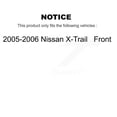 thumbnail image 2 of TMC Front Rear Suspension Struts Kit for Car 2005-2006 Nissan X-Trail - Left Right Side (Driver Passenger) K78-100895, 2 of 2