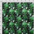thumbnail image 4 of oneOone Rayon Green Fabric Skull Sewing Craft Projects Fabric Prints By Yard 56 Inch Wide, 4 of 5