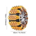 thumbnail image 2 of Winter Car Tire Chains for Small Cars Quick Installation Stable Traction and Safe Driving on Roads, 2 of 3