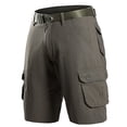 thumbnail image 1 of Styesk Mens Shorts Man Solid Color Workwear Multi-pocket Fifth Pants Large Size Fashion Fallow Straight-leg Pants, 1 of 2