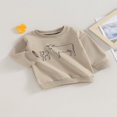 thumbnail image 3 of Toddler Boy‘s Long Sleeve Western Sweatshirt with Cattle Print for Fall, 3 of 9