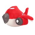 thumbnail image 2 of Plush Dog Squeaky Toy Bite Resistant Teeth Grinding Cleaning Interactive Airplane Shape Stuffed Puppy Chewing Toy Red, 2 of 14