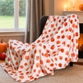 thumbnail image 2 of Hitime Halloween Throw Blanket - Halloween Tiny Pumpkin, Ultra-Soft Plush Blanket, Lightweight Warm Decor for Bed, Couch, Movie Nights (Throw - 60"x80"), 2 of 7