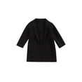thumbnail image 1 of 1-7Y Baby Girls Coat For Fall Spring Long Sleeve Open Front Lapel Cardigan With Pockets Kids Outwear, 1 of 6