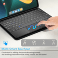 thumbnail image 4 of Keyboard Case for Xiaomi Mi Pad 5 6 Pro Keyboard Case Tablet Cover for MiPad 5 6 Redmi Pad Wireless Bluetooth Keyboard Case Spanish Black Mi Pad 5 11inch, 4 of 6