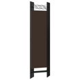 thumbnail image 3 of vidaXL 5-Panel Room Divider Brown 200x180 cm, 3 of 4