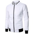 thumbnail image 2 of LOVZFMLL Men's Golf Jacket Lightweight Casual Zip Up Waffle Jackets Spring Fall Golf Coats Outerwear with Zipper Pockets, 2 of 5