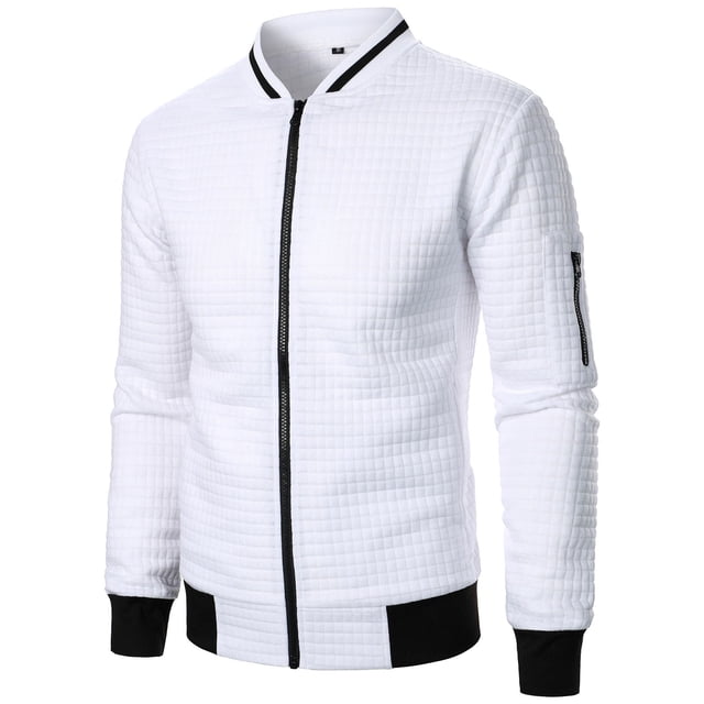 RKSTN Men Sweatshirts Mock Neck Zip Up Sweatshirt with Pockets Solid Color Cardigan Lightweight Workout Sweatshirt Winter Clothes