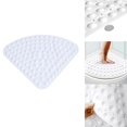 thumbnail image 2 of Bath Tub Anti-skid Mat Floor Cushion Mat Accessory Practical Solid Color Shower Pad Bathroom Accessory Protective Accessories Bathing Ground Rug White, 2 of 9