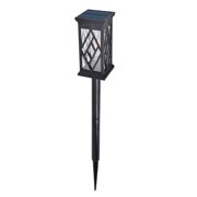 Amzcrzy Solar Lights Outdoor, 20 Inch Household Solar Outdoor Lights Waterproof Garden Lights Decorative Lighting Fixtures Walkway LED Light Landscape House Shape Lamp for Patio Yard Driveway