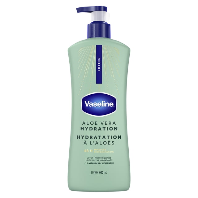 Vaseline Lotion Aloe Vera Hydration 48H Moisture, 600 ml