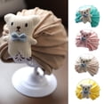 thumbnail image 2 of Infant Hat Comfortable Delicate Edging Cotton Cartoon Bear Elastic Baby Beanie for Daily, 2 of 10