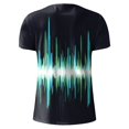 thumbnail image 4 of LUOGENLI T-shirts pour Hommes Impression Numérique 3D Col Rond Manches Courtes Pull T-shirts Haut Manches Courtes T-shirts Hommes Blanc St. Patrick's Day Violet TTTG, 4 of 4