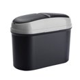 thumbnail image 1 of CARTTOU Car Trash Can Car Storage Box Hanging Flip-Top Fashion Storage Bin Double-Port Car Double-Opening Trash Can, 1 of 7
