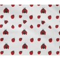thumbnail image 4 of oneOone Tissu Flex Coton Blanc Rouge Insecte Matériel de Couture Imprimé Tissu au Mètre 40 Pouces de Large, 4 of 4