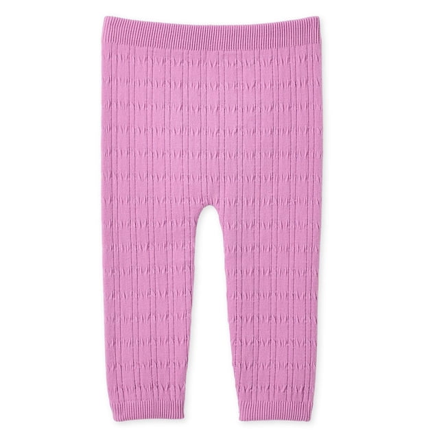 George Baby Girls' Cable Knit Seamless Legging