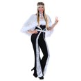 thumbnail image 1 of Dazzling Silver Disco Costume for Women, 1 of 3