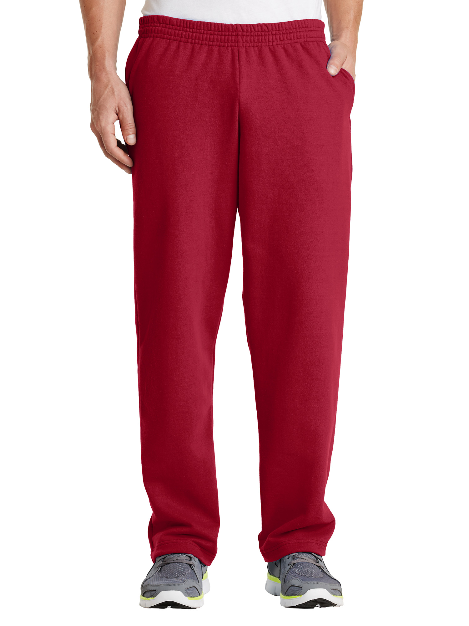 Gravity Threads Fleece Sweatpants w/ Pockets - Red - 2X-Large