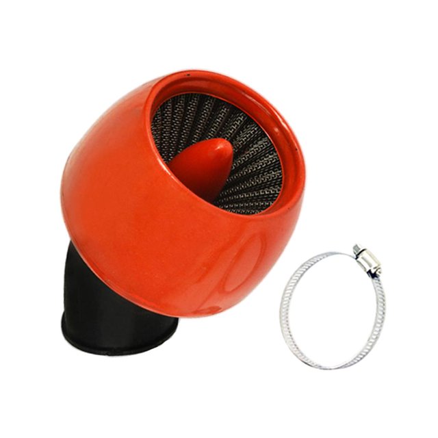 jinwen Filtre à Air 24-48mm pour Bobber Chopper Cruiser Orange