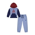 thumbnail image 1 of Reebok Toddlers' Colorblocked Fleece Hoodie And Jogger Set, 1 of 7