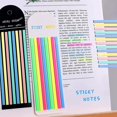 thumbnail image 2 of 1280 Pcs Highlighter Tape,transparent Long Page Markers Tabs,morandi Clear Highlighter Strips Flags, 2 of 5