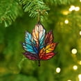 thumbnail image 5 of Meitianfacai Acrylic Flat Printing Leaves Christmas Decorations Christmas Tree Decorations Hanging Pendants, 5 of 5