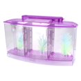 thumbnail image 3 of LAFGUR Small Aquarium, Desktop Fish Tank, For Betta With LED Light Small Fishes With Water Change Valve, 3 of 8