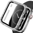 thumbnail image 1 of Apple Watch Case 42mm Series 3/2/1 Bling Rhinestone Apple Watch Protective Case Bumper Frame Screen Protector Case Cover for iWatch Series 42mm, 1 of 6