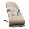 thumbnail image 1 of BabyBjorn Transat Balance en Tissu Tissé Doux - Kaki/beige sur Cadre Gris Foncé, 1 of 2