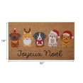 thumbnail image 3 of Paillasson En Fibre De Coco (Joyeux Noel - Animaux), 3 of 3