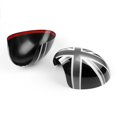 thumbnail image 2 of 2x Union Jack WING Mirror Covers Fit for MINI Cooper R55 R56 R60 Power Fold Mirror, 2 of 6