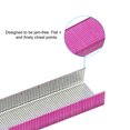 thumbnail image 3 of Uxcell #10 Standard Staples, 10 Pack 10000pcs 3/16" Leg Length Flat Clinch Chisel Point Staples, Rose Red, 3 of 6
