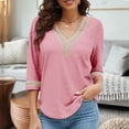 thumbnail image 2 of HVOBTTY Chemises Confortables à Manches Longues pour Femmes, Veste de Complet Décontractée Unie pour Femmes Rose, P, 2 of 5