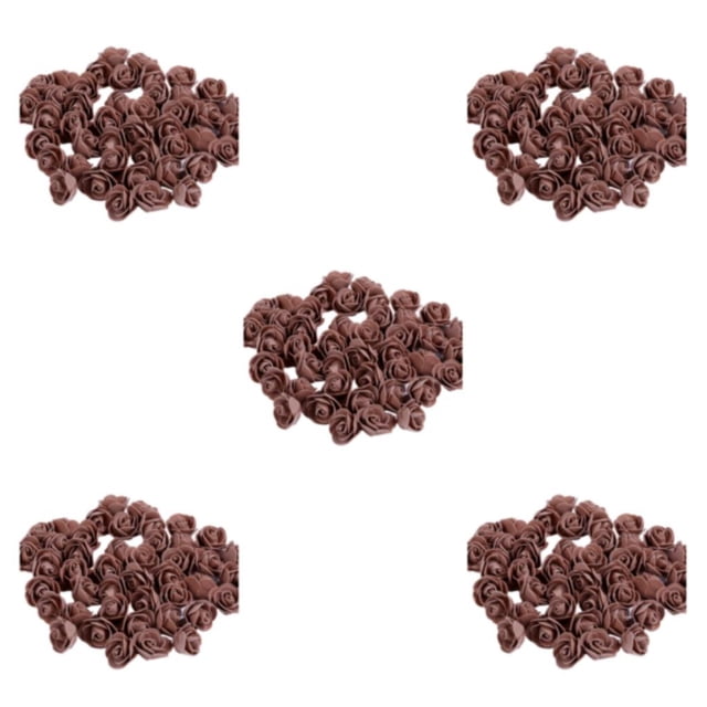Transemion 500pieces Wreath Wedding House Decor Lasting Impression With These Exquisite coffee 5Set