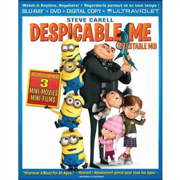 Détestable Moi (Blu-ray + DVD + Copie Numérique + UltraViolet) (Bilingue)