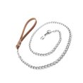 thumbnail image 1 of Laisse de Chien de Sangle, PU Poignée Chien Sangle, Collier de Formation Anti-Dérapant pour Laisse de Chien, 1 of 8