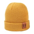 thumbnail image 1 of Winter Hat Children Adult Cap Thick Knitted Elastic Windproof Cozy Cold Resistant Solid Color Regular Fit Outdoor Beanie, 1 of 10