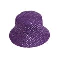 thumbnail image 1 of Womens Fashion Sequined Bucket Hat - Purple, 1 of 1