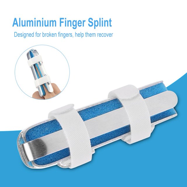 Walfront Finjer WALFRONT 3 Sizes Aluminium Finger Hand Splint Recovery Injury Pain ...