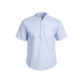 thumbnail image 1 of Honganda Hommes Chemises à Manches Courtes Col Rond Bouton T-shirt d'Été, 1 of 5