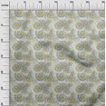 thumbnail image 3 of oneOone Georgette Viscose Dark Mustard Fabric Ocean Craft Projects Decor Fabric Printed By The Yard 42 Inch Wide, 3 of 4