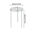 thumbnail image 3 of Binwennn Trendy Clips Garden Climbing Frame Green Grid Support Peony Support Frame Flower Pot Frame Horticultural Fixing Rod， Support Garden Flower Stakes And Support For Climbing Vegetable, 3 of 7