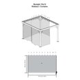 thumbnail image 2 of Sojag Skylight 10 x 12 x 7 ft Grey, 2 of 5