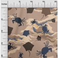 thumbnail image 2 of oneOone Cotton Poplin Light Brown Fabric Sea Sewing Craft Projects Fabric Prints By Yard 56 Inch Wide, 2 of 4