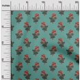 thumbnail image 1 of oneOone Cotton Silk Fabric Leaves & Floral Block Print Fabric BTY 42 Inch Wide, 1 of 4