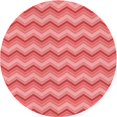thumbnail image 1 of Ahgly Tapis Rond Lavable en Machine Intérieur Transitionnel Rose Corail Clair, 4 Pieds Rond, 1 of 7