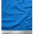 thumbnail image 1 of Soimoi Polyester Crepe Fabric Crescent Moon Shirting Print Fabric by The Yard 52 Inch Wide, 1 of 3
