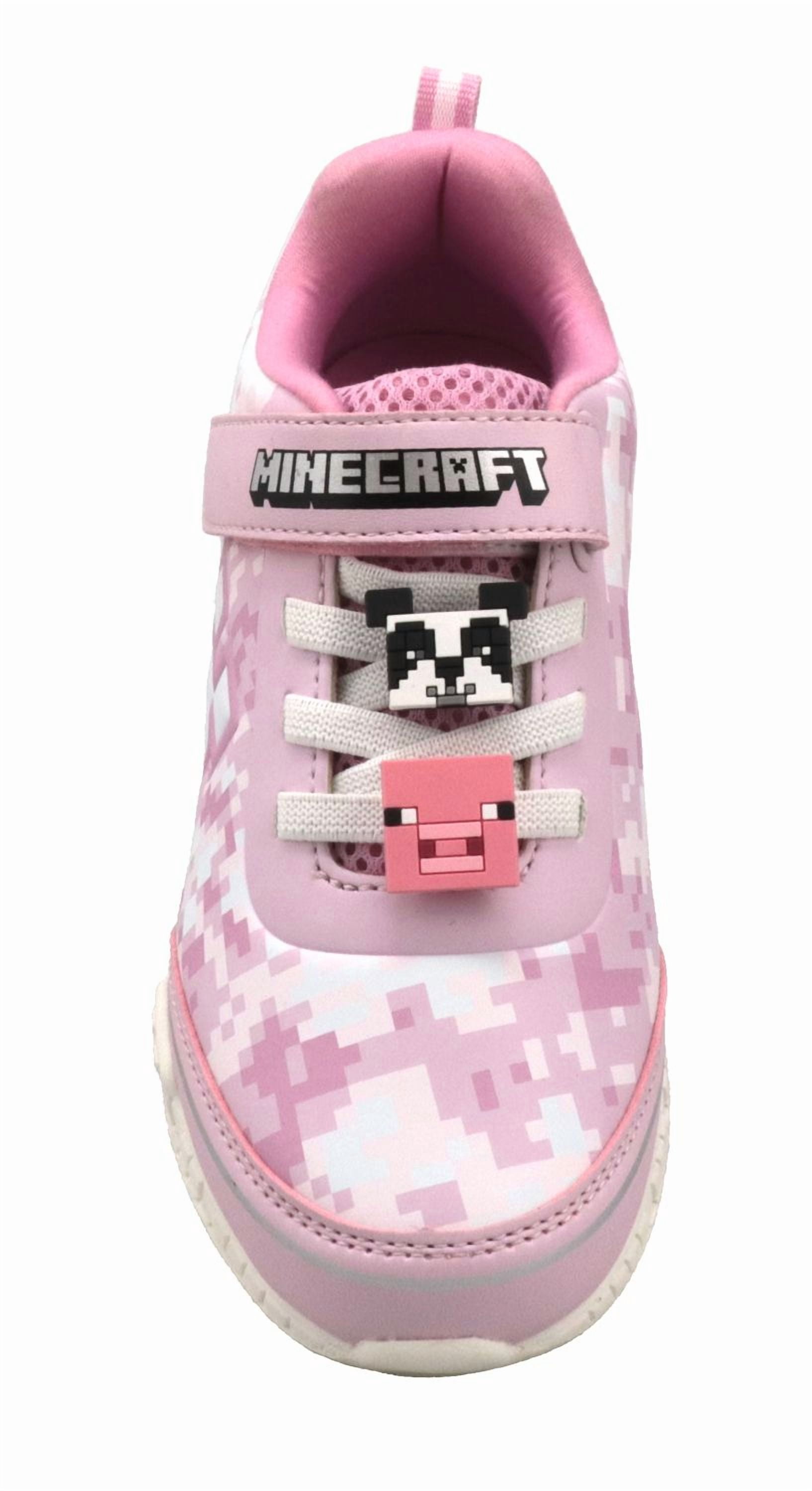 Minecraft Lighted Girls  Athletic Shoes