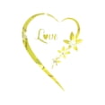thumbnail image 1 of VogueV Heart-Shaped Acrylic Mirror Wall Sticker - Bedroom Vanity Decor A, 1 of 5